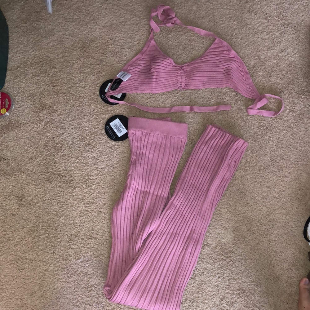 White fox boutique matching knit set